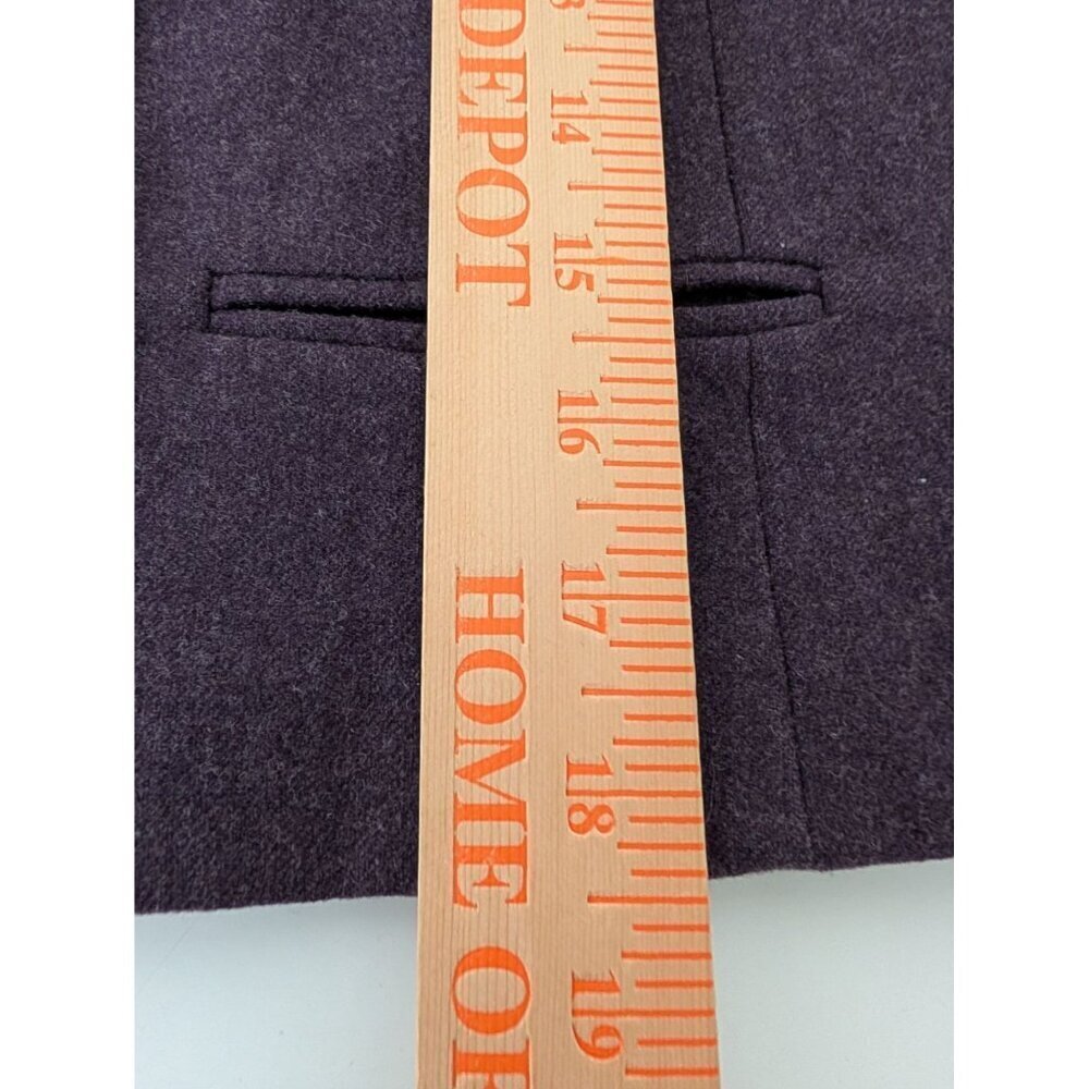 Vintage Pendleton Wool Cardigan Womens Size 6 Purple Lined Button Front Jacket - Picture 11 of 11